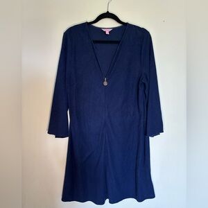 VGUC Navy Terry Cover-up sz XL